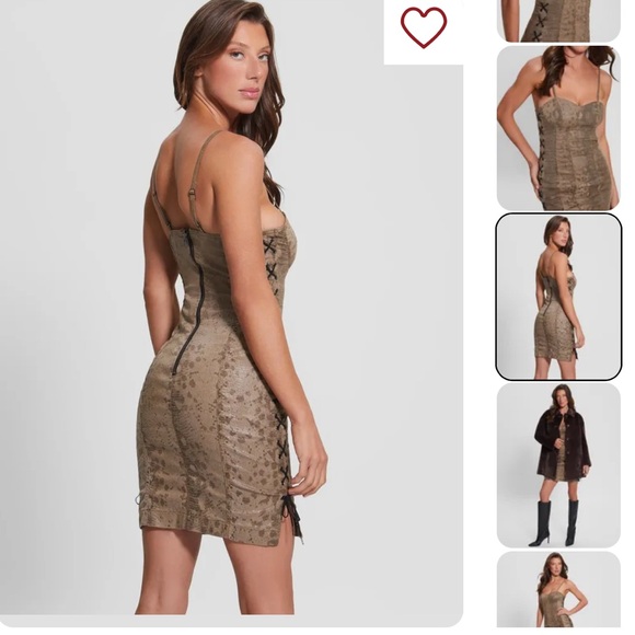 Guess snake print dress - Picture 1 of 2